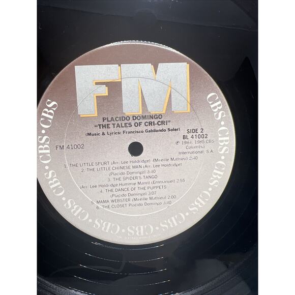 MIREILLE MATHIEU PLACIDO DOMINGO 'THE TALES OF CRI-CRI' LP *Very Rare!* - Picture 7 of 8